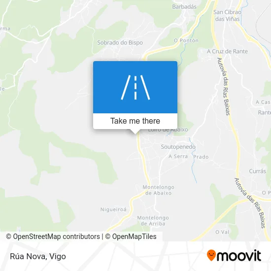 Rúa Nova map