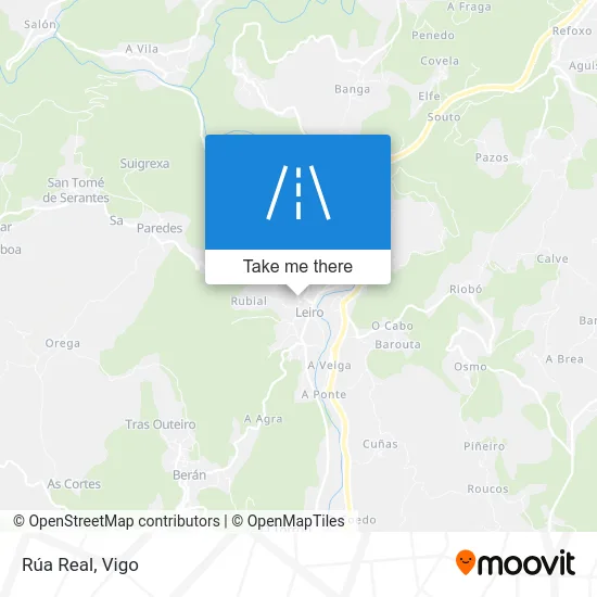 Rúa Real map