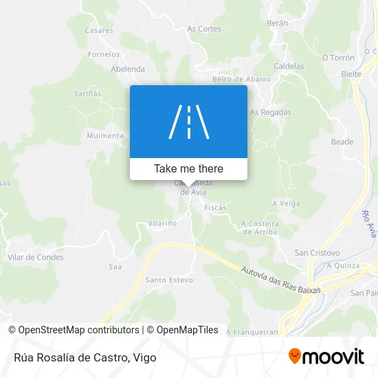 Rúa Rosalía de Castro map