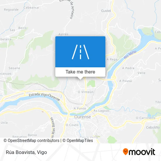Rúa Boavista map