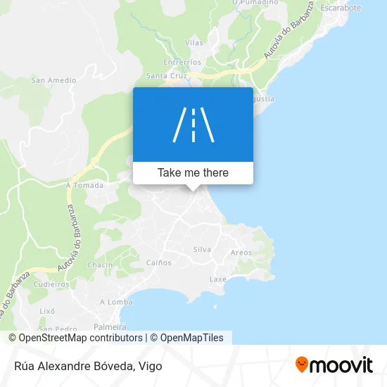 Rúa Alexandre Bóveda map