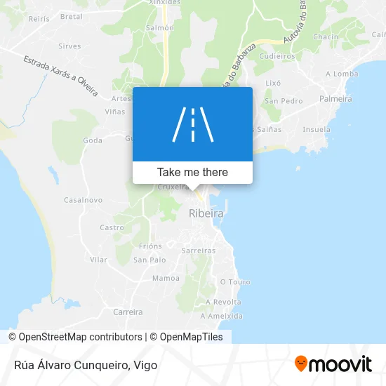 Rúa Álvaro Cunqueiro map