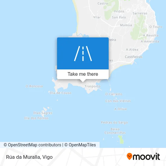Rúa da Muralla map