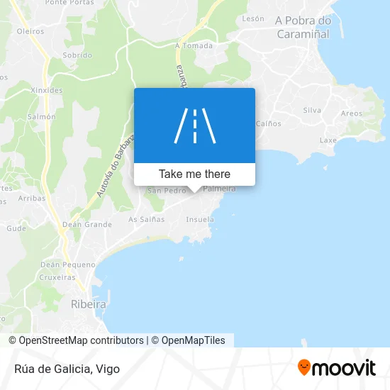 Rúa de Galicia map
