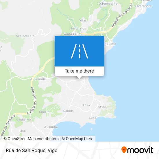 Rúa de San Roque map