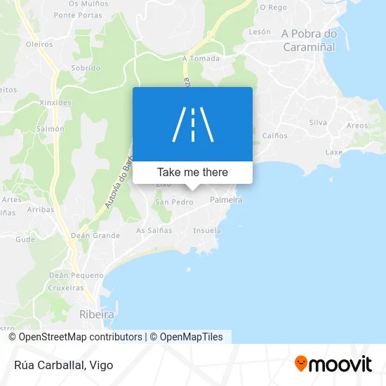 Rúa Carballal map