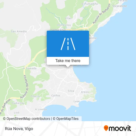 Rúa Nova map