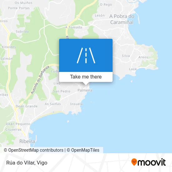 Rúa do Vilar map
