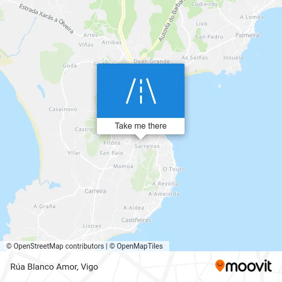 Rúa Blanco Amor map