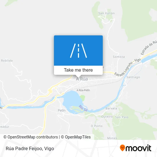 Rúa Padre Feijoo map