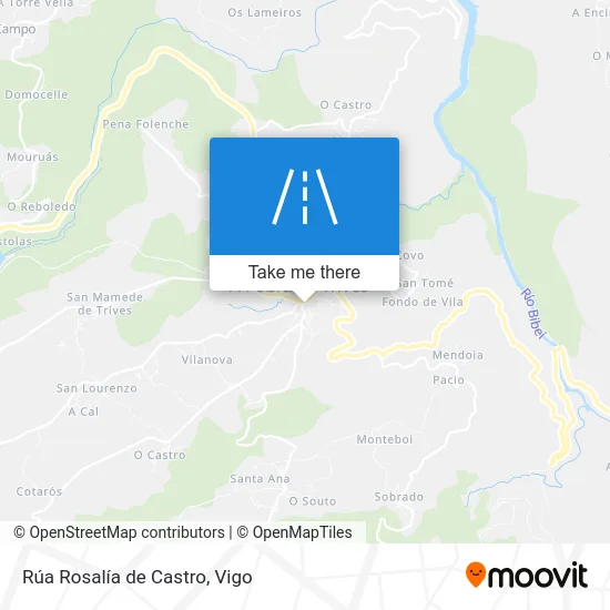 Rúa Rosalía de Castro map