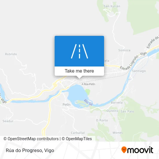 Rúa do Progreso map
