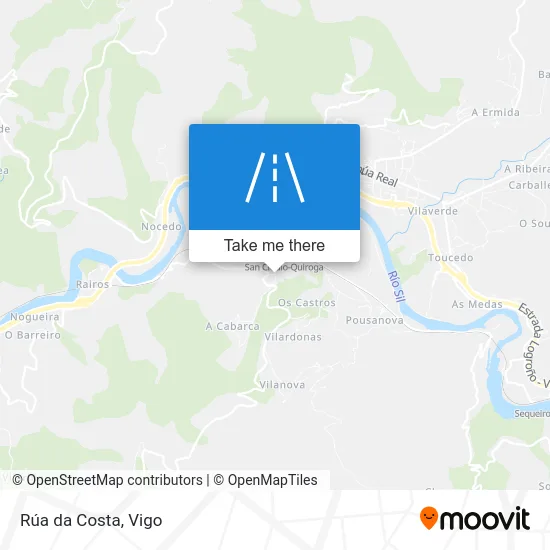 Rúa da Costa map