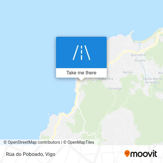 Rúa do Poboado map