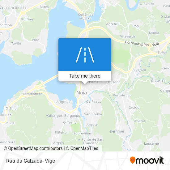 Rúa da Calzada map