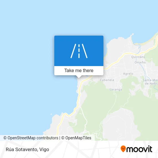 Rúa Sotavento map