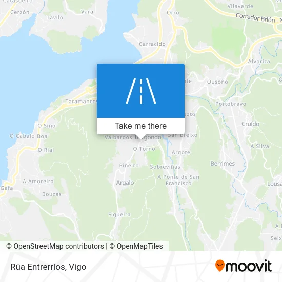 Rúa Entrerríos map