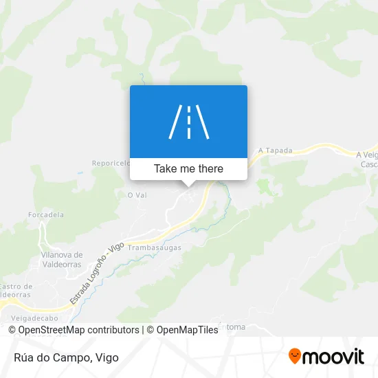 Rúa do Campo map
