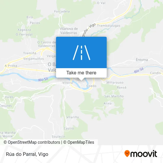 Rúa do Parral map