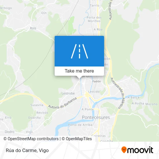 Rúa do Carme map
