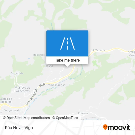 Rúa Nova map