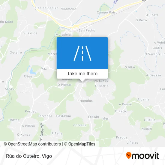 Rúa do Outeiro map