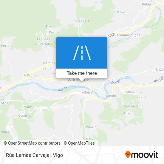 Rúa Lamas Carvajal map