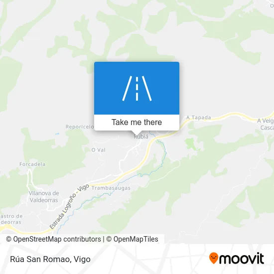 Rúa San Romao map