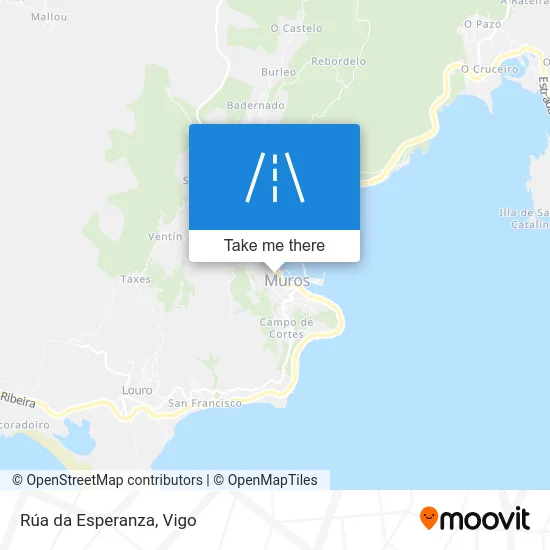 Rúa da Esperanza map