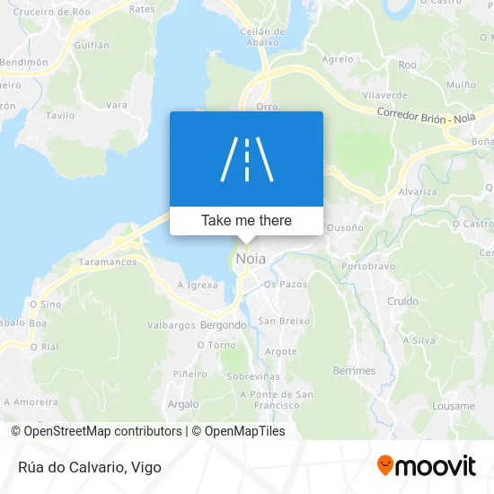 Rúa do Calvario map