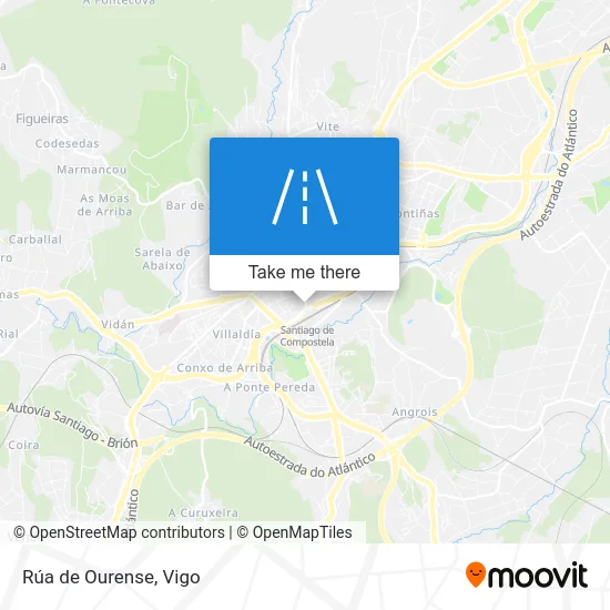 Rúa de Ourense map