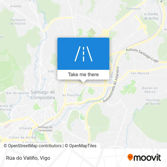 Rúa do Valiño map