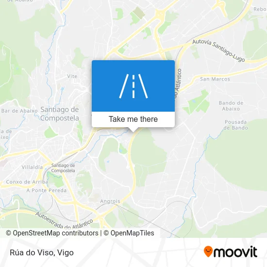 Rúa do Viso map