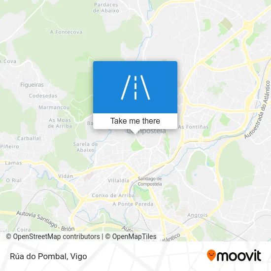 Rúa do Pombal map