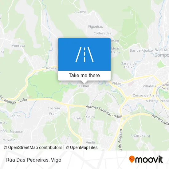 Rúa Das Pedreiras map