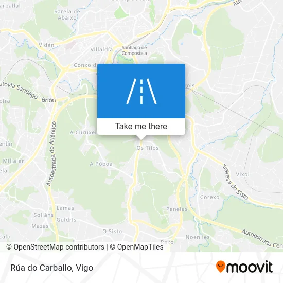 Rúa do Carballo map