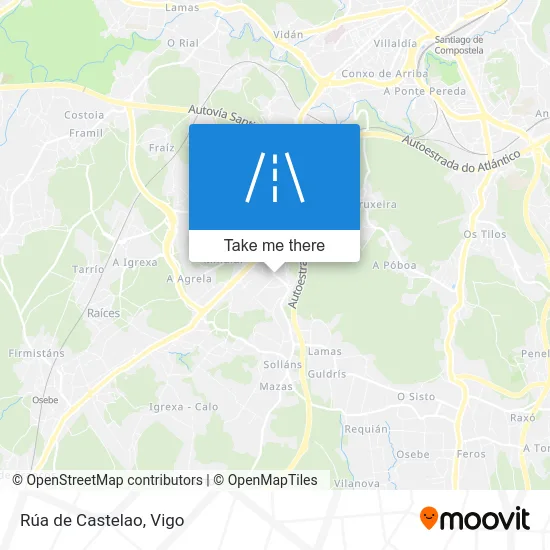 Rúa de Castelao map