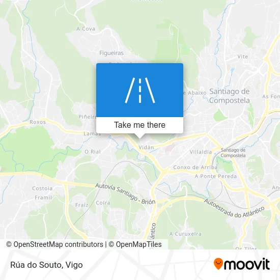 Rúa do Souto map