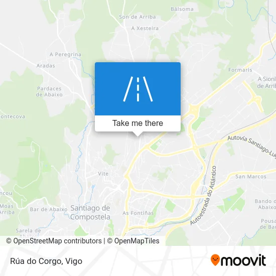 Rúa do Corgo map