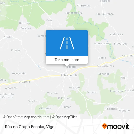 Rúa do Grupo Escolar map