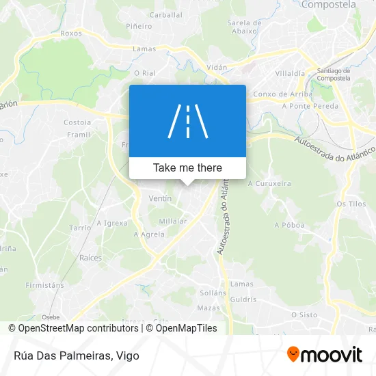 Rúa Das Palmeiras map