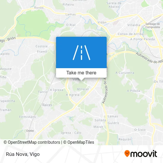 Rúa Nova map