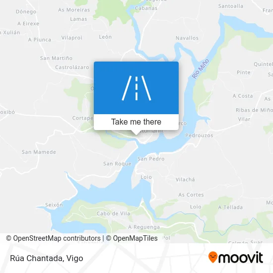 Rúa Chantada map