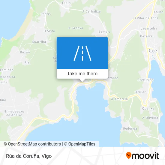Rúa da Coruña map