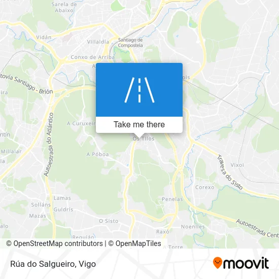 Rúa do Salgueiro map
