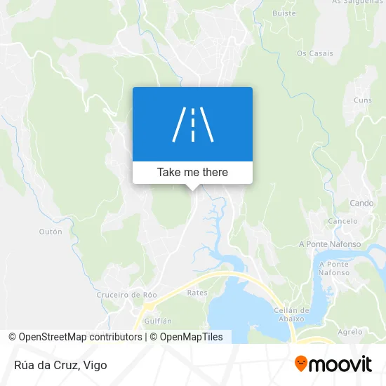 Rúa da Cruz map