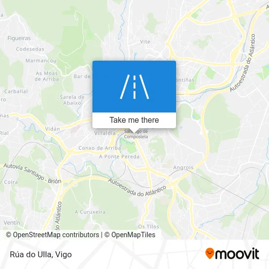 Rúa do Ulla map