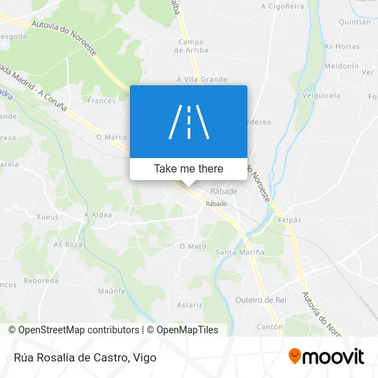 Rúa Rosalía de Castro map