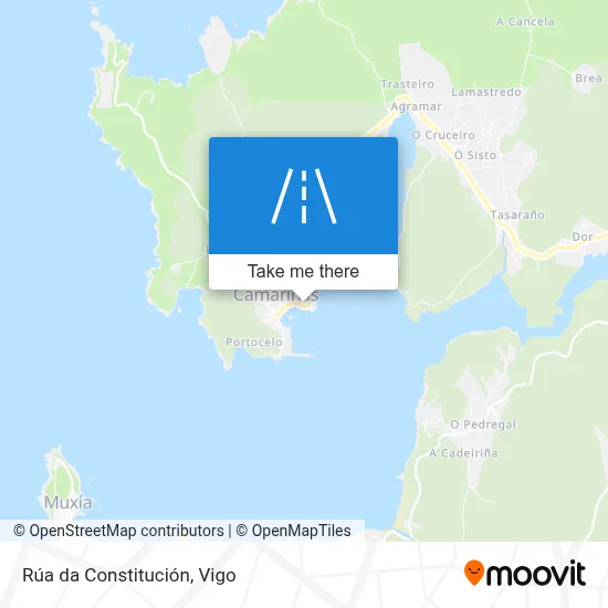 Rúa da Constitución map