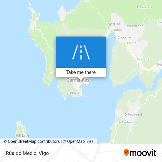 Rúa do Medio map
